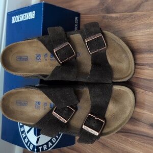 Birkinstock Suede Arizona Sandals